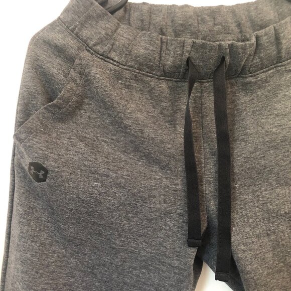 Under Armour Women Sweat Jogger Pants Size S Gray Loose Fit Elastic Waist - Picture 4 of 5